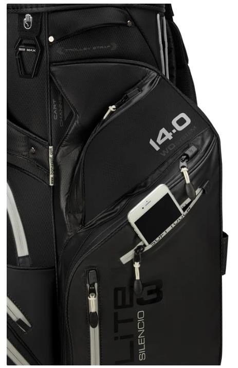 Big Max Dri Lite Silencio 3 Cartbag, schwarz