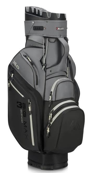 Big Max Dri Lite Silencio 3 Cartbag, schwarz/grau