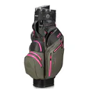 Big Max Dri Lite Silencio 3 Cartbag, charcoal/black/fuchsia