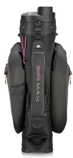 Big Max Dri Lite Silencio 3 Cartbag, charcoal/black/fuchsia