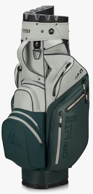 Big Max Dri Lite Silencio 3 Cartbag, forest green/off white