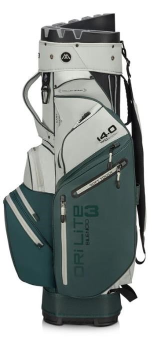 Big Max Dri Lite Silencio 3 Cartbag, forest green/off white