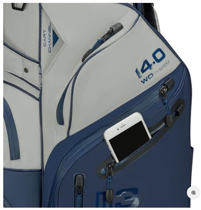 Big Max Dri Lite Silencio 3 Cartbag, navy/off white