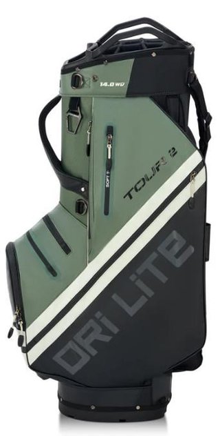 Big Max Dri Lite Tour 2 Cartbag, black/olive/off white