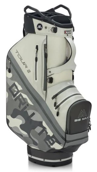 Big Max Dri Lite Tour 2 Cartbag, grey camo/off white