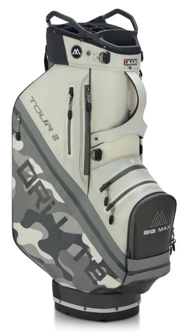 Big Max Dri Lite Tour 2 Cartbag, grey camo/off white