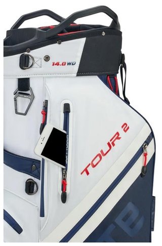 Big Max Dri Lite Tour 2 Cartbag, red/white/navy