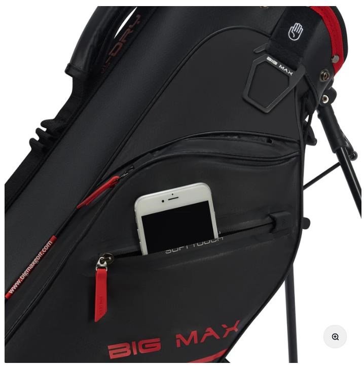 Big Max Aqua Seven H Standbag, schwarz/rot