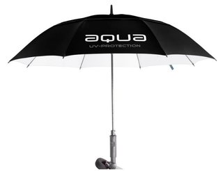 Big Max Aqua UV Golf Regenschirm, schwarz/grau