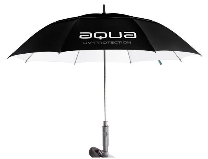 Big Max Aqua UV Golf Regenschirm, schwarz/grau