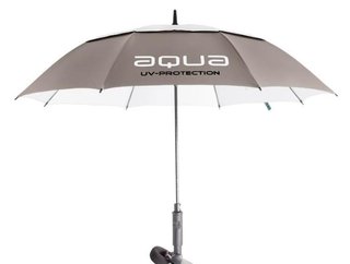 Big Max Aqua UV Golf Regenschirm, taupe/white/black