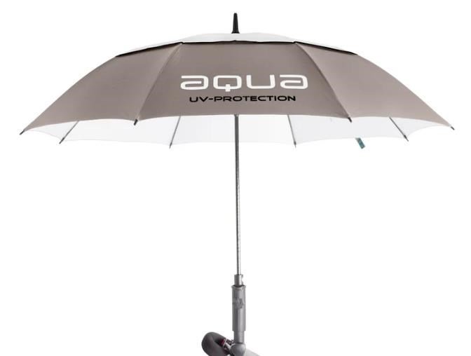 Big Max Aqua UV Golf Regenschirm, taupe/white/black