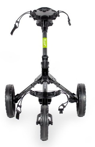 Wishbone Cube Two Golftrolley, charcoal/lime