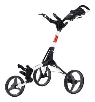 Wishbone Cube Two Golftrolley, weiss/rot