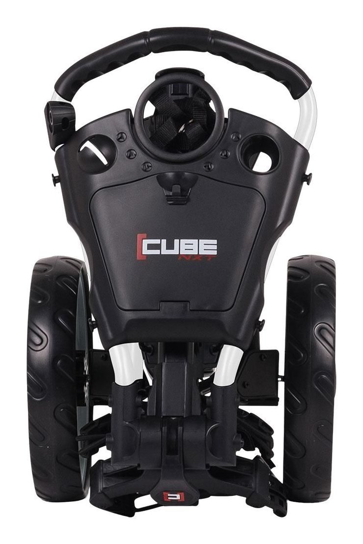 Wishbone Cube Two Golftrolley, weiss/rot