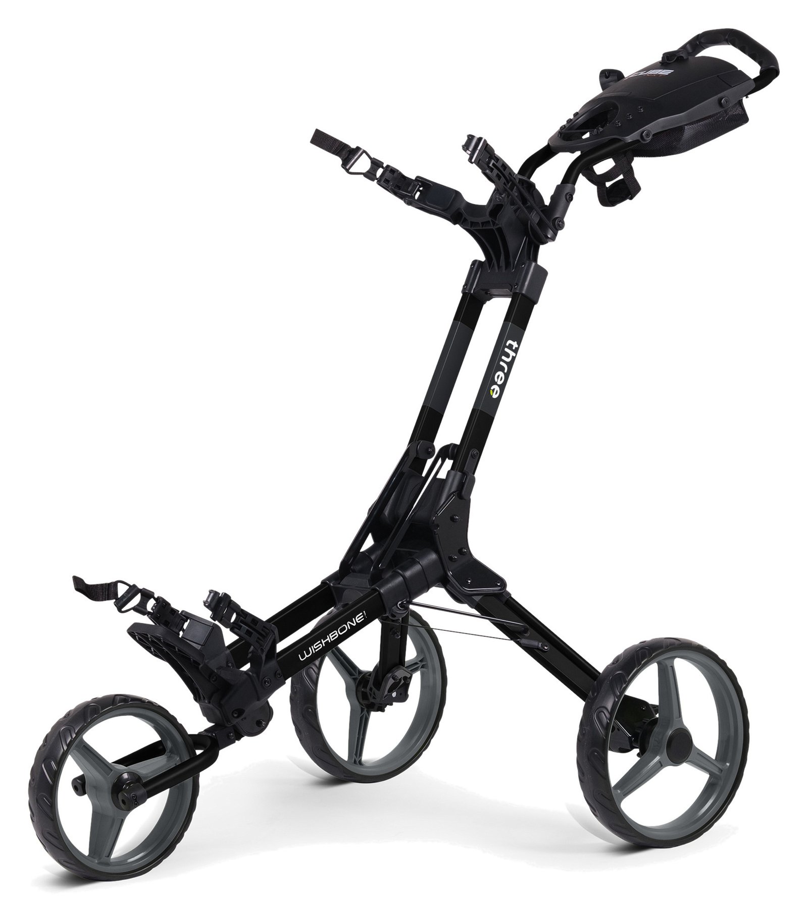 Wishbone Cube Three GolfTrolley, schwarz/weiß