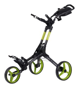Wishbone Cube Three Golftrolley, schwarz/Limetten