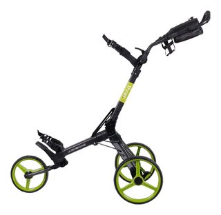 Wishbone Cube Three Golftrolley, schwarz/Limetten