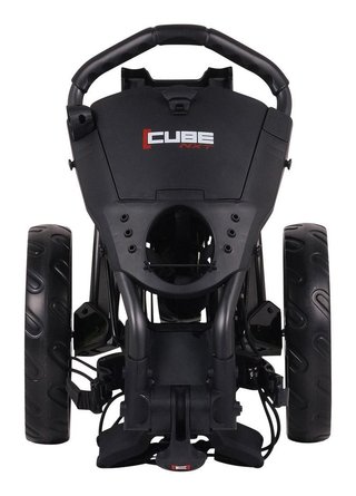 Wishbone Cube Three Golftrolley, schwarz/Limetten