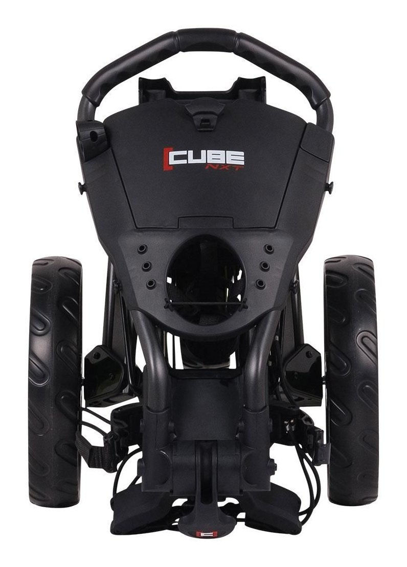 Wishbone Cube Three Golftrolley, schwarz/Limetten