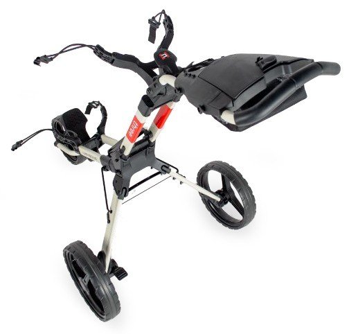 Wishbone Cube Three Golftrolley, weiss/rot