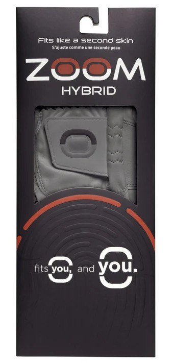 Zoom Hybrid Herren Handschuh, grau