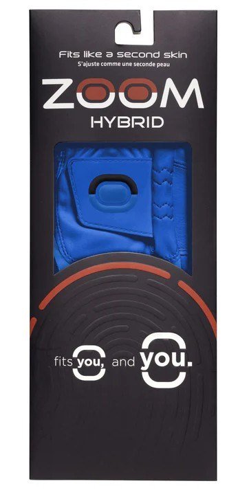 Zoom Hybrid Herren Handschuh, blau