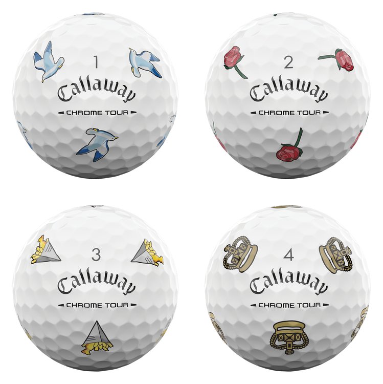 Callaway Limited Edition Chrome Tour Major Series: July Major 2026 Golfbälle