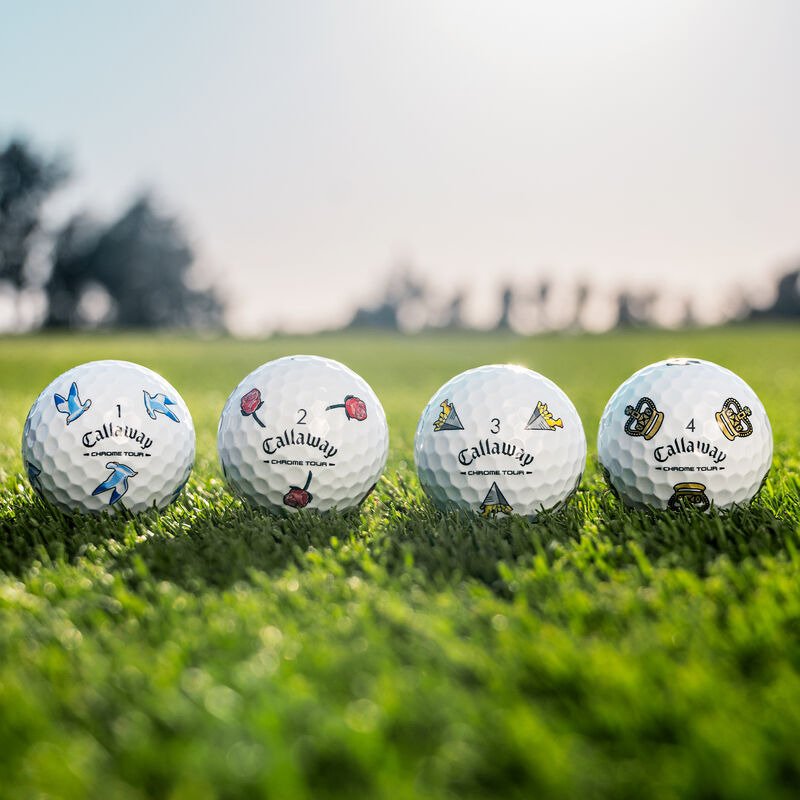 Callaway Limited Edition Chrome Tour Major Series: July Major 2026 Golfbälle