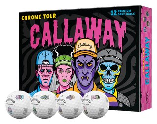 Callaway Chrome Tour Truvis Golfbälle 2026 (12 Bälle), Halloween