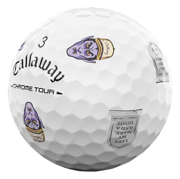 Callaway Chrome Tour Truvis Golfbälle 2026 (12 Bälle), Halloween