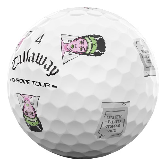 Callaway Chrome Tour Truvis Golfbälle 2026 (12 Bälle), Halloween