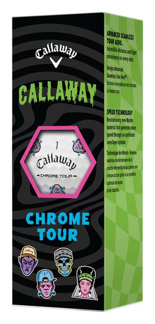 Callaway Chrome Tour Truvis Golfbälle 2026 (12 Bälle), Halloween
