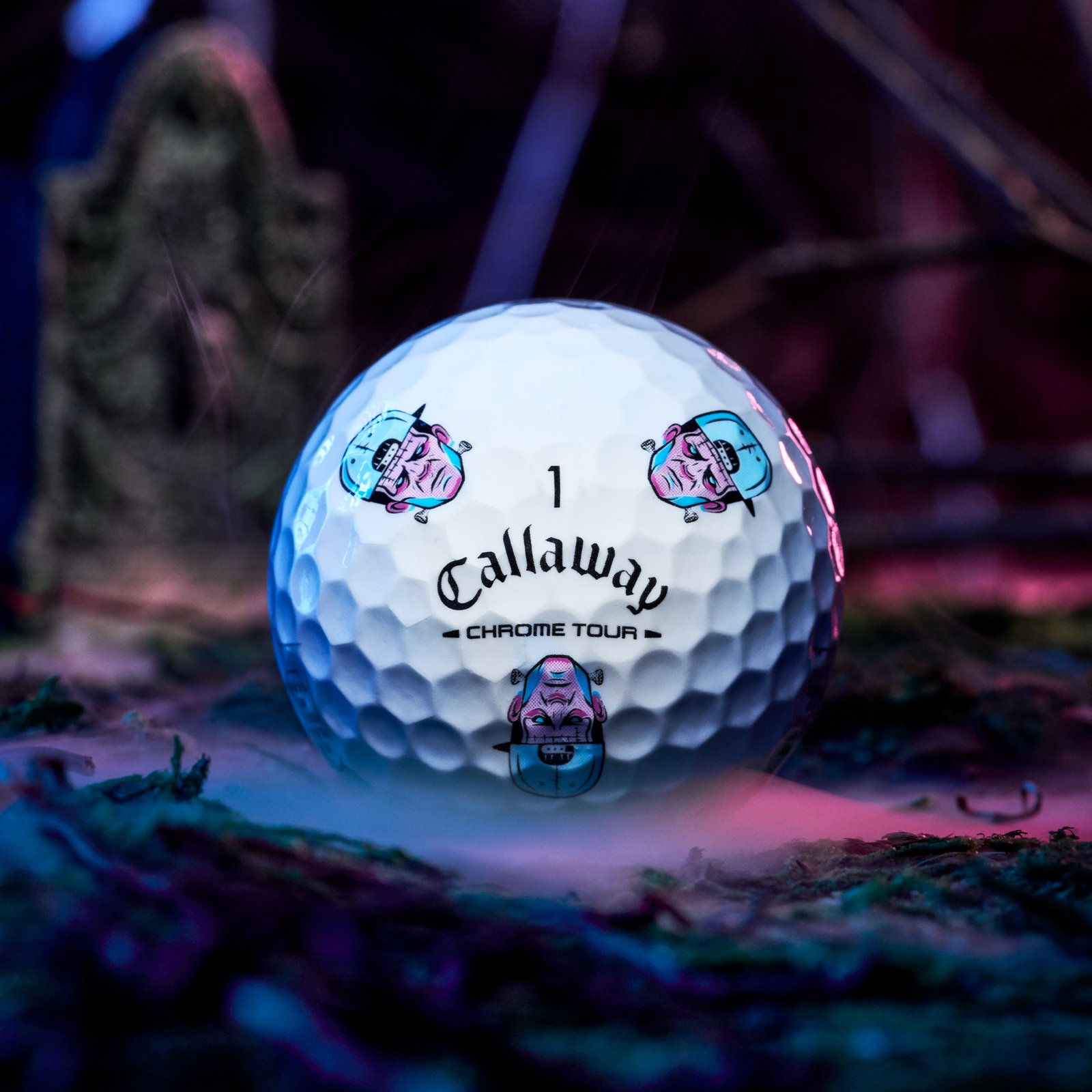 Callaway Chrome Tour Truvis Golfbälle 2026 (12 Bälle), Halloween