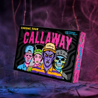 Callaway Chrome Tour Truvis Golfbälle 2026 (12 Bälle), Halloween