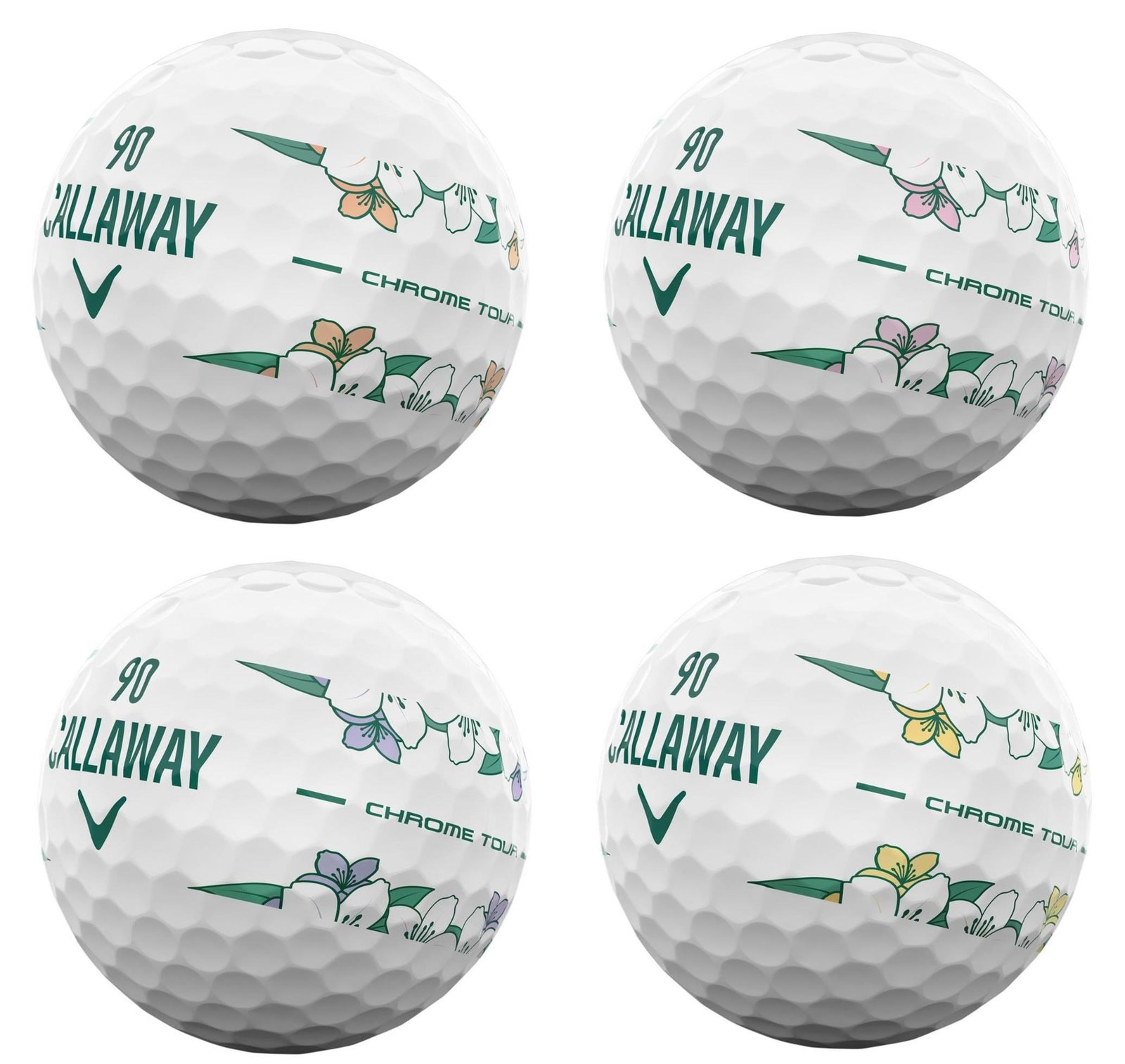 LIMITED - Callaway Chrome Tour April Major Series Golfbälle