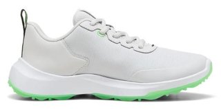 Puma Gruve Sport Junior Junior Golfschuhe, white/fluro green pes
