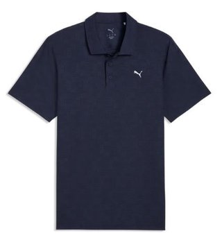 Puma Mattr Deco Jacquard Herren Poloshirt, dunkelblau