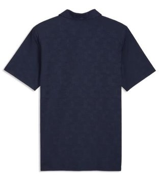 Puma Mattr Deco Jacquard Herren Poloshirt, dunkelblau