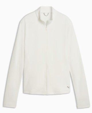Puma Pure Textured Full-Zip Damenjacke, warm white