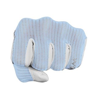 Zoom Sun Style Powernet Damen Golfhandschuh, weiss/ice blau