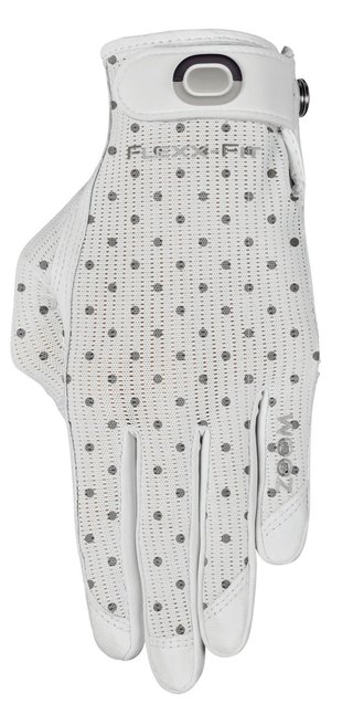 Zoom Sun Style Powernet Damen Golfhandschuh, weiss/polka dot