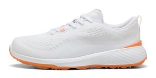 Puma Gruve Sport Damen Golfschuhe, white/melon glow