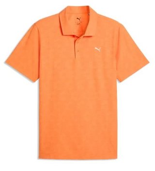 Puma Mattr Deco Jacquard Herren Poloshirt, orange