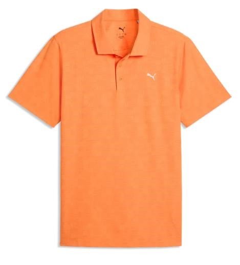 Puma Mattr Deco Jacquard Herren Poloshirt, orange