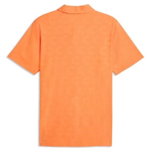 Puma Mattr Deco Jacquard Herren Poloshirt, orange