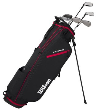 Wilson Profile Herren Golfset, Graphit, + Standbag