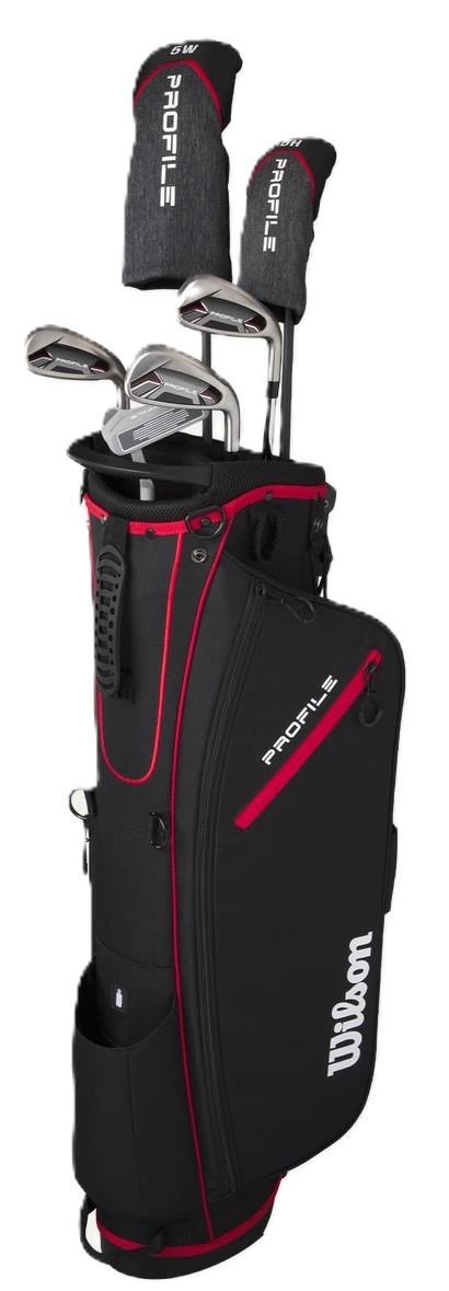 Wilson Profile Herren Golfset, Graphit, + Standbag