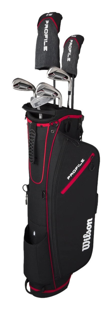 Wilson Profile Herren Golfset, Graphit, UNCUT