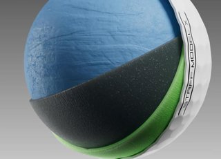 Wilson Staff Model X Golfbälle 2026 (12 Stück), Gelb